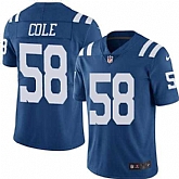 Nike Men & Women & Youth Colts 58 Trent Cole Royal Blue Color Rush Limited Jersey,baseball caps,new era cap wholesale,wholesale hats